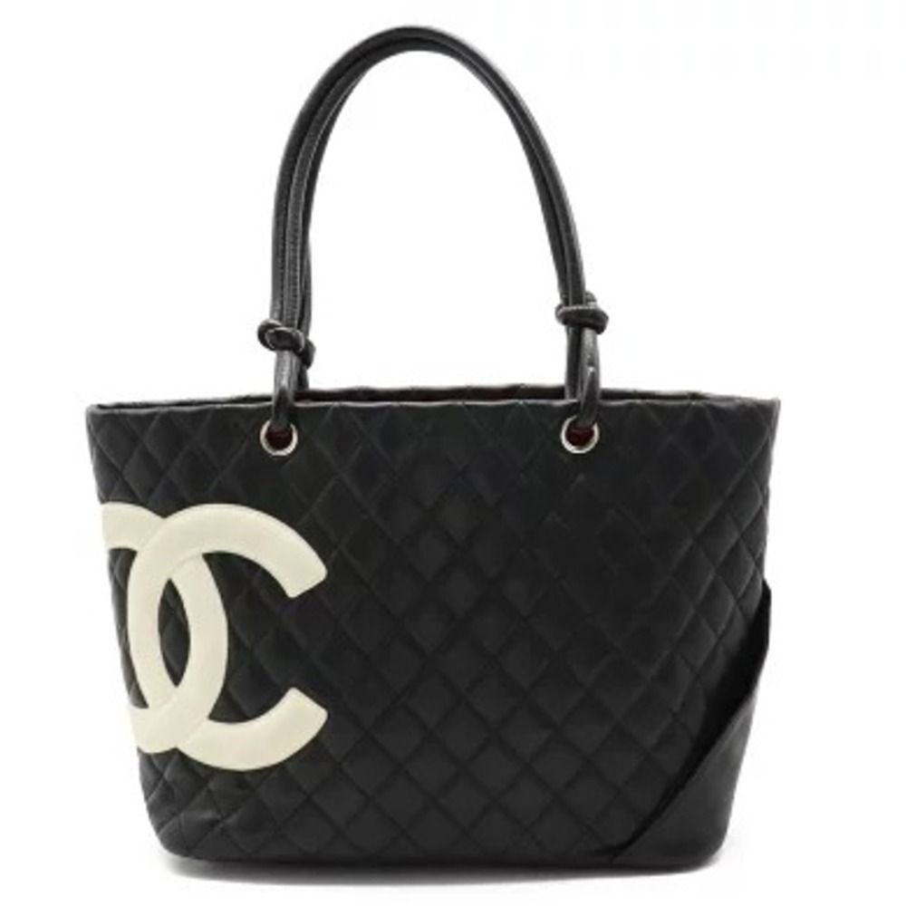 Chanel Cambon Line Coco Mark Tote Shoulder Bag